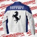   F1 Ferrari Leather Racing Jacket-Premium Cowhide Motorsport Style